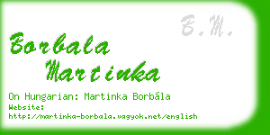 borbala martinka business card